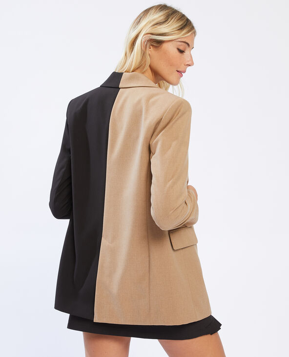 Blazer online bicolore femme