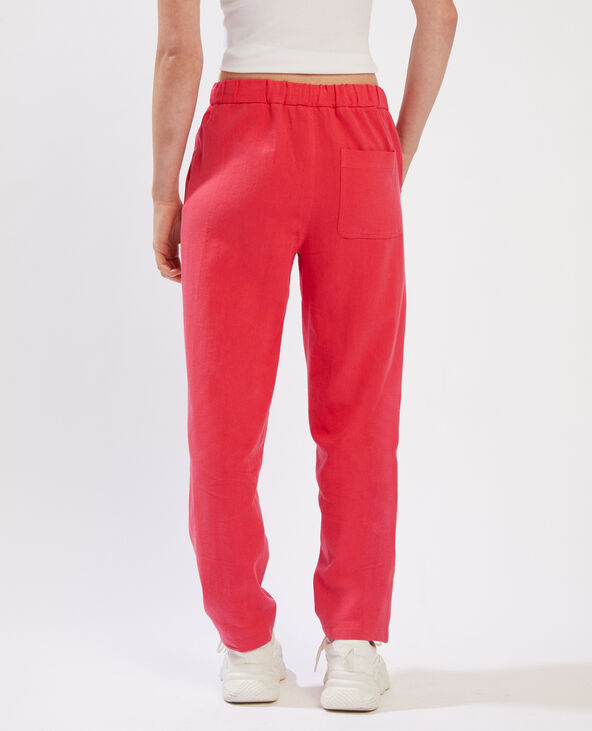 Pantalon best sale jogging rouge