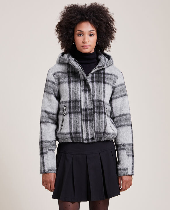 Blouson à capuche gris clair - Pimkie