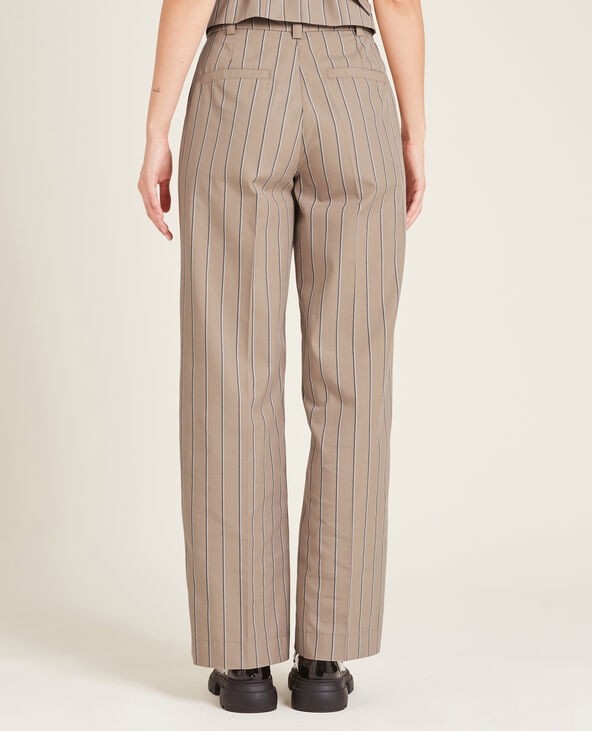 Pantalon wide leg SMALL blanc - Pimkie