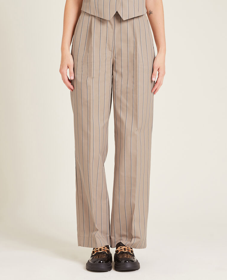 Pantalon wide leg blanc - Pimkie