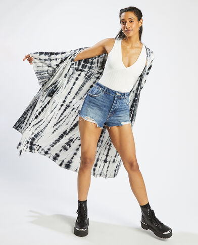 Body col V maille texturée blanc - Pimkie