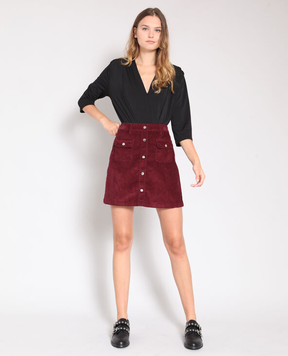 Jupe sales velours longue