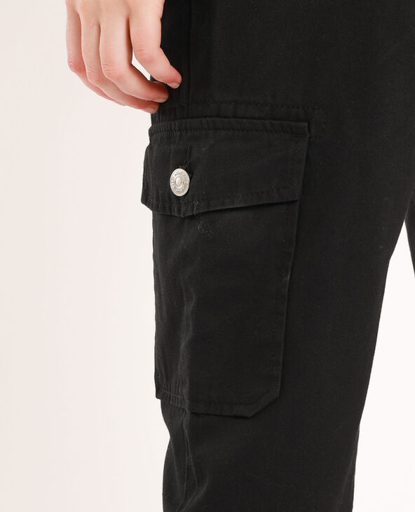 Pantalon cargo noir - Pimkie