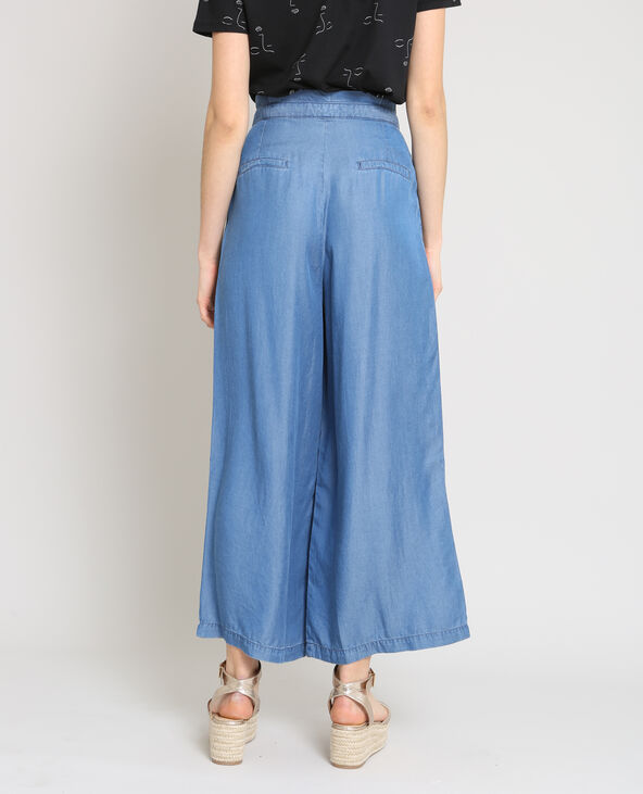 Pantalon fluide jean discount