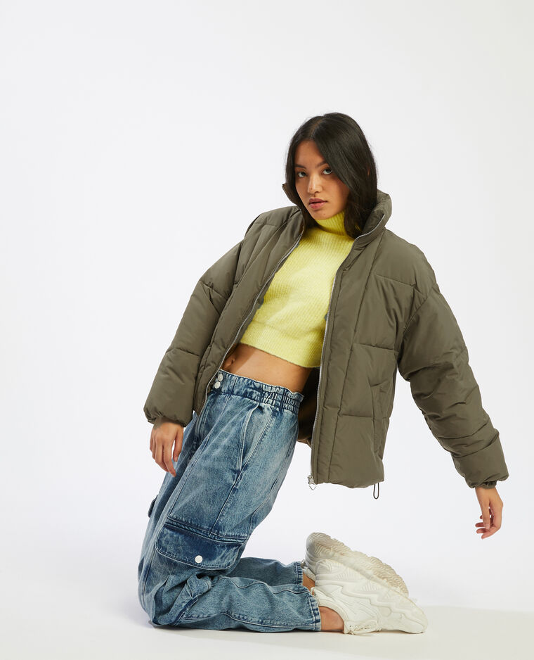 Doudoune 100% polyester recyclé vert kaki - Pimkie