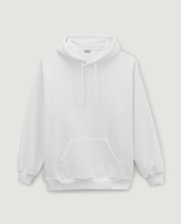 Sweat capuche blanc - Pimkie