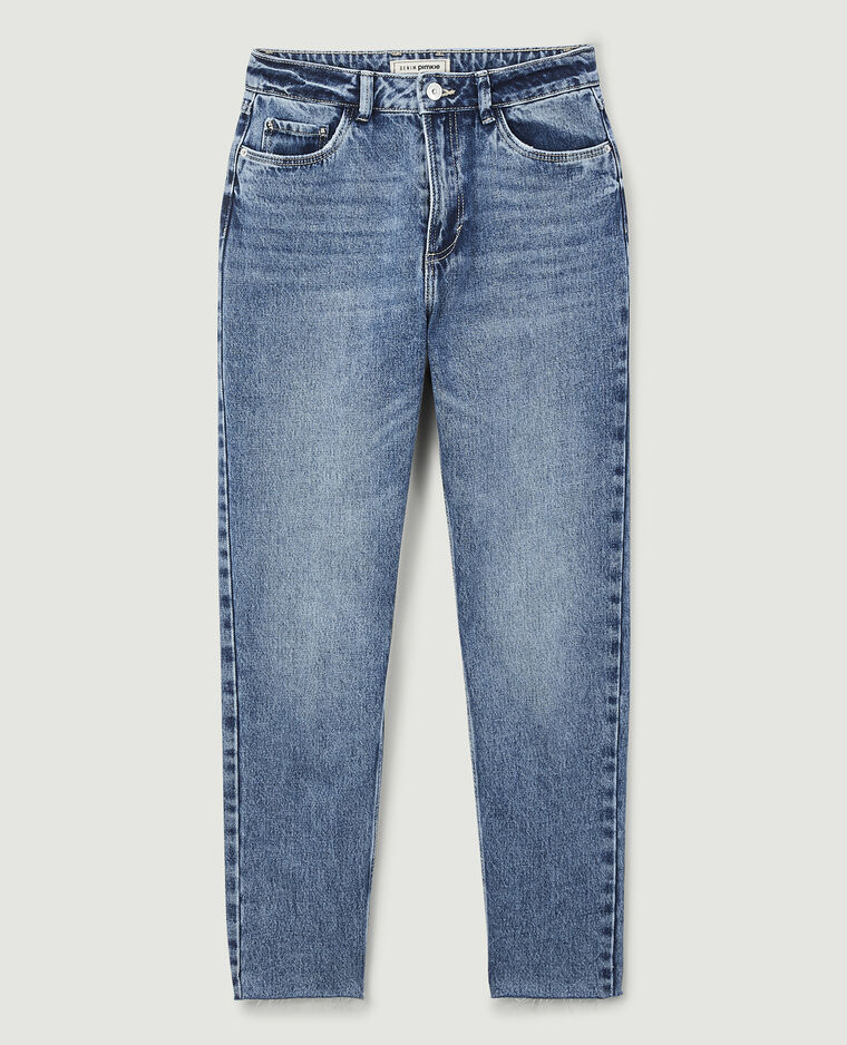 Jean taille haute bleu denim - Pimkie