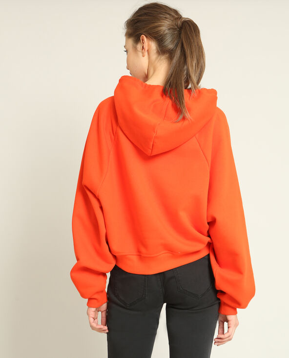 Sweat cropped rouge - Pimkie