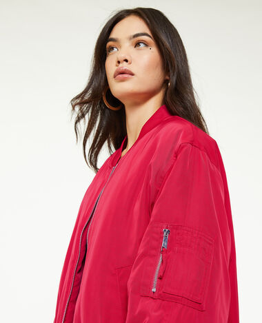 Bomber oversize rouge - Pimkie