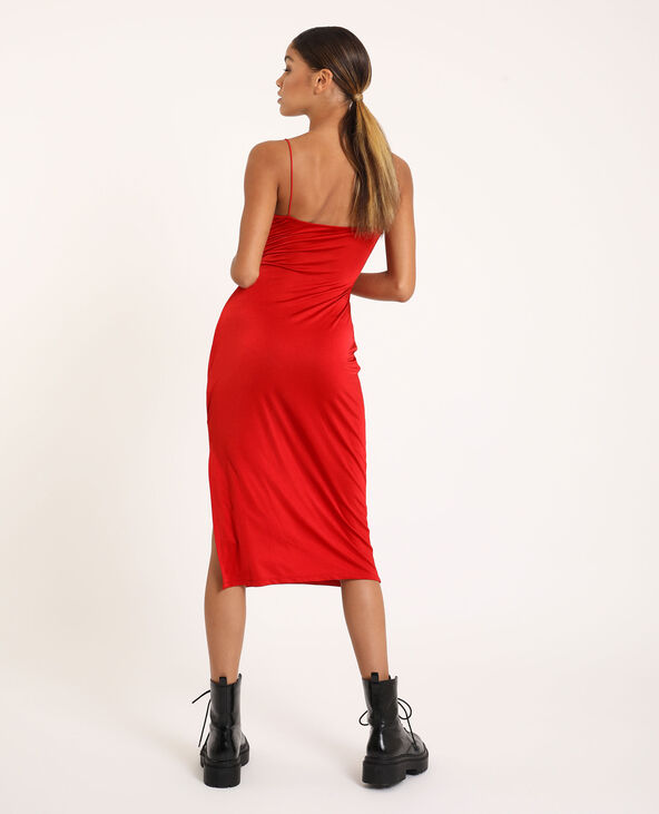 Robe shop bretelle rouge