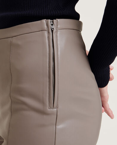 Legging simili cuir brun - Pimkie