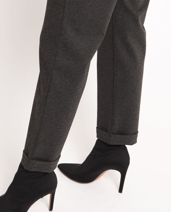 Combi-pantalon à manches courtes gris chiné - Pimkie