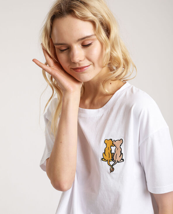 T-shirt Le Roi Lion blanc - Pimkie