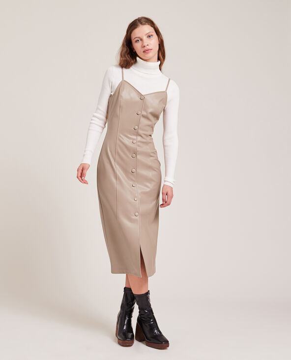 Pimkie robe simili top cuir