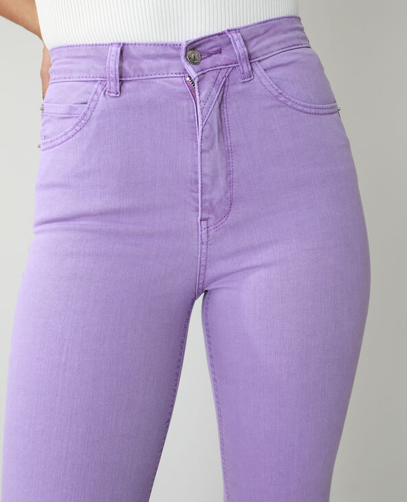 Jean flare high waist violet - Pimkie