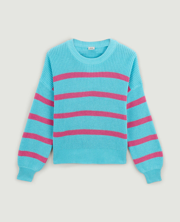 Pull marinière bleu - Pimkie
