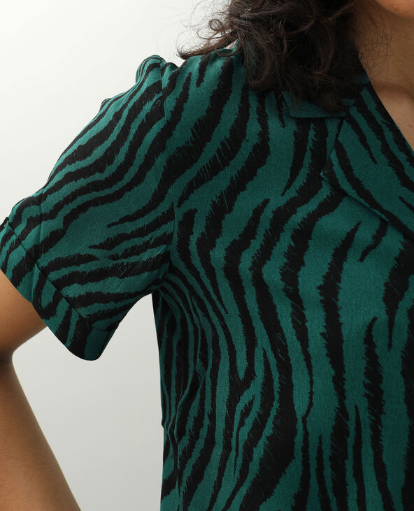 Chemise tigrée noir - Pimkie