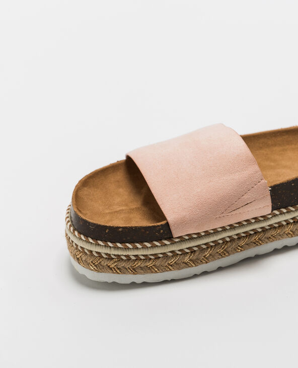 Sandales à plateforme rose clair - Pimkie