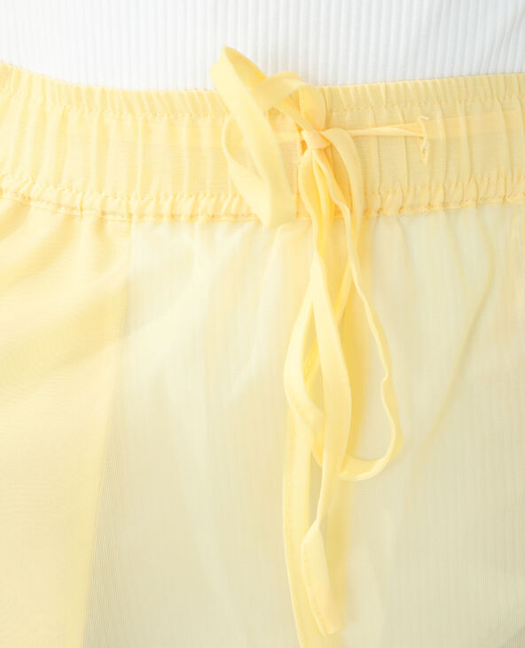 Pantalon transparent jaune - Pimkie