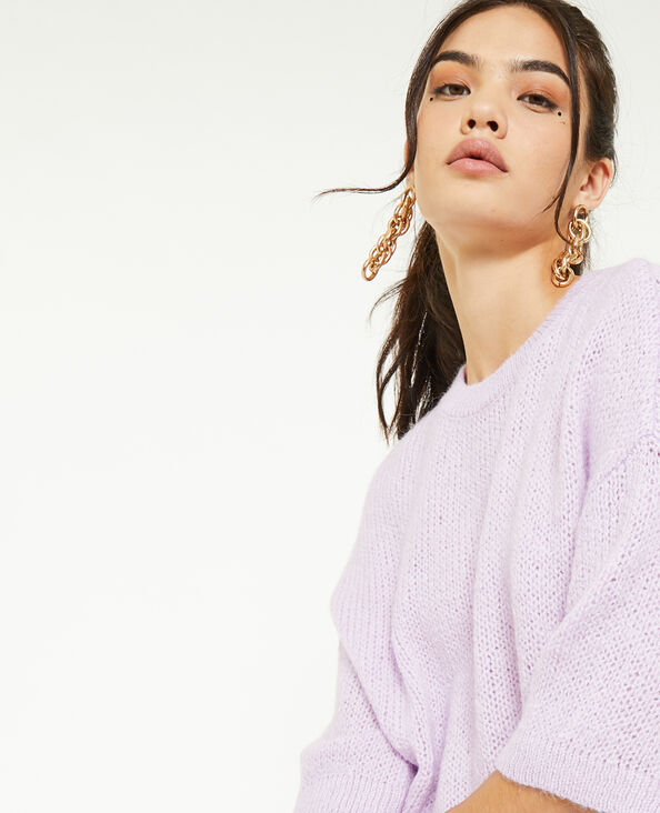 Pull manches courtes lilas - Pimkie