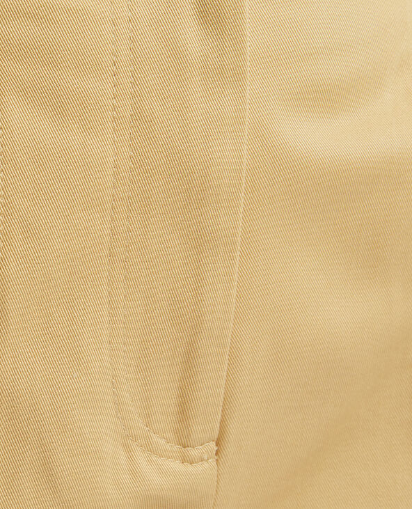 Pantalon cargo à pinces beige - Pimkie