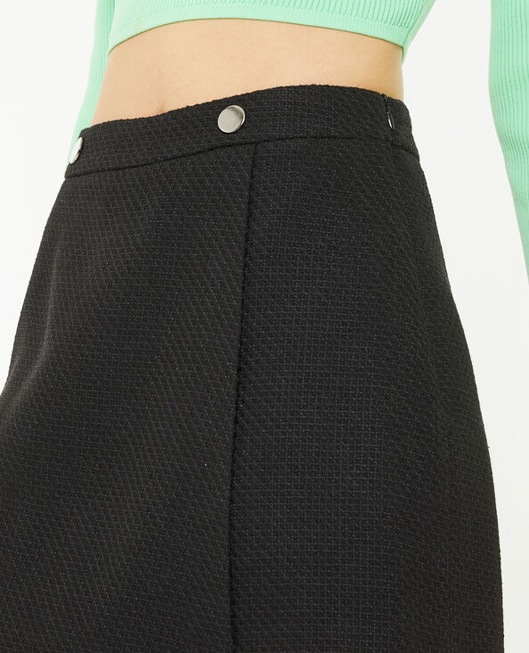 Jupe-short texturée noir - Pimkie