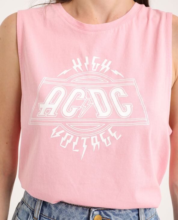 T-shirt AC/DC rose - Pimkie