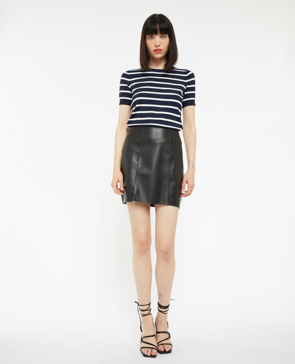 Jupe en cuir pimkie top