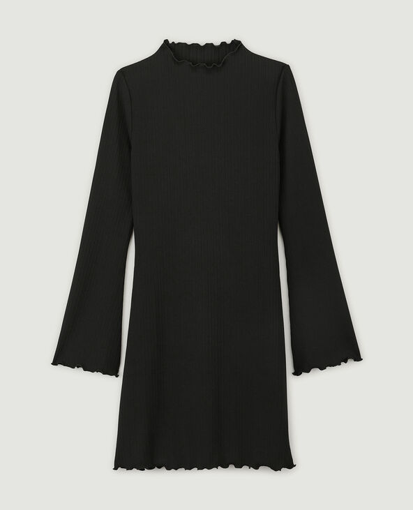 Robe courte et évasée noir - Pimkie