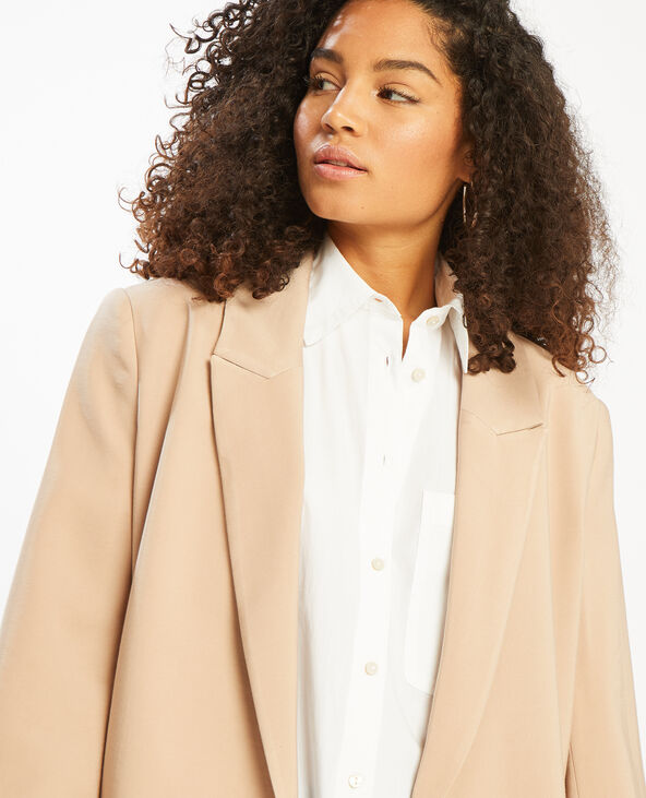 Veste blazer oversize taupe - Pimkie
