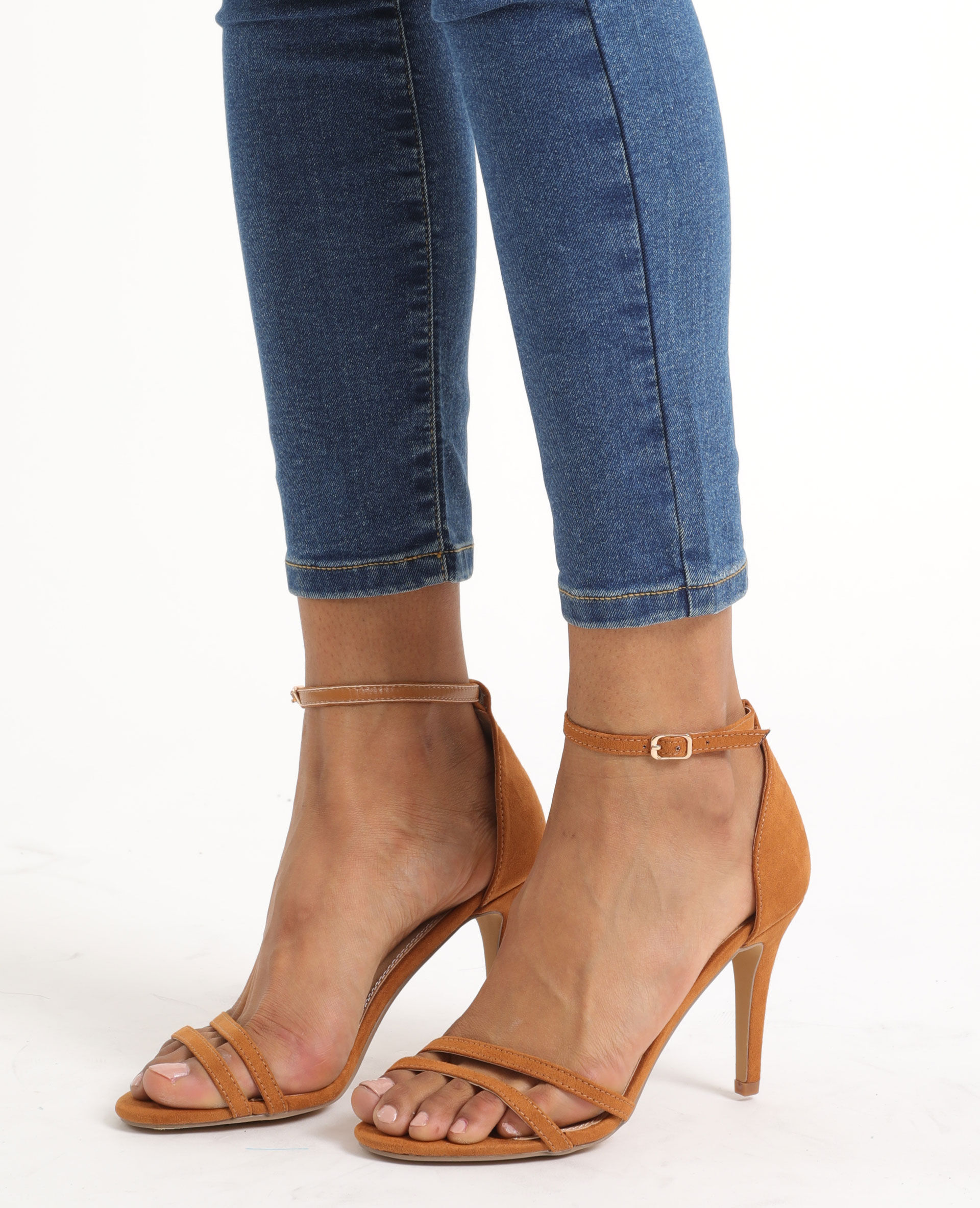 sandales camel talon