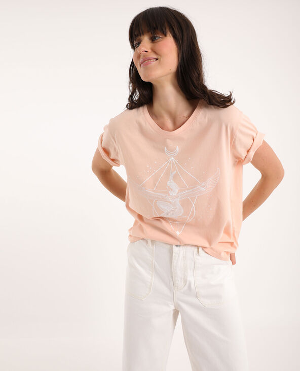 T-shirt graphique rose clair - Pimkie