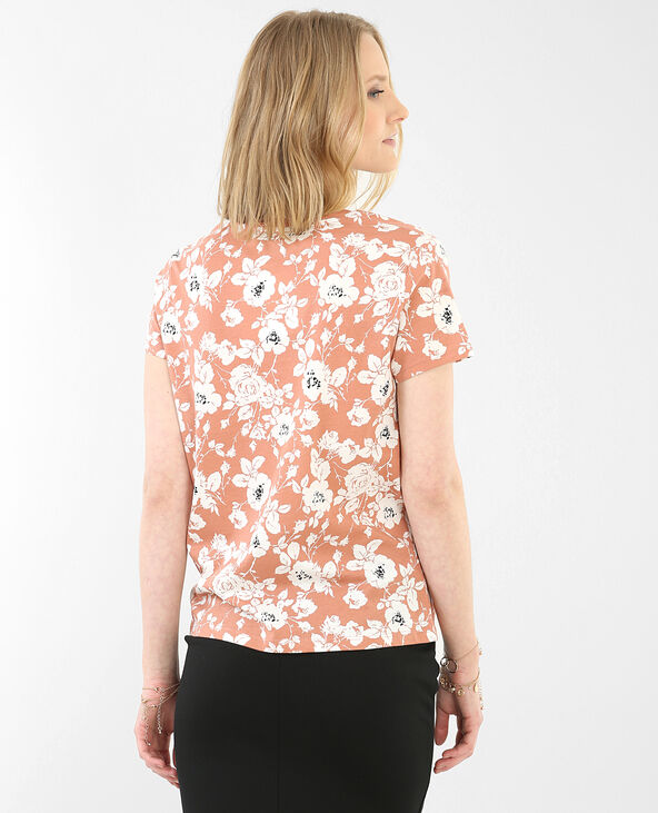 T-shirt à fleurs rose clair - Pimkie
