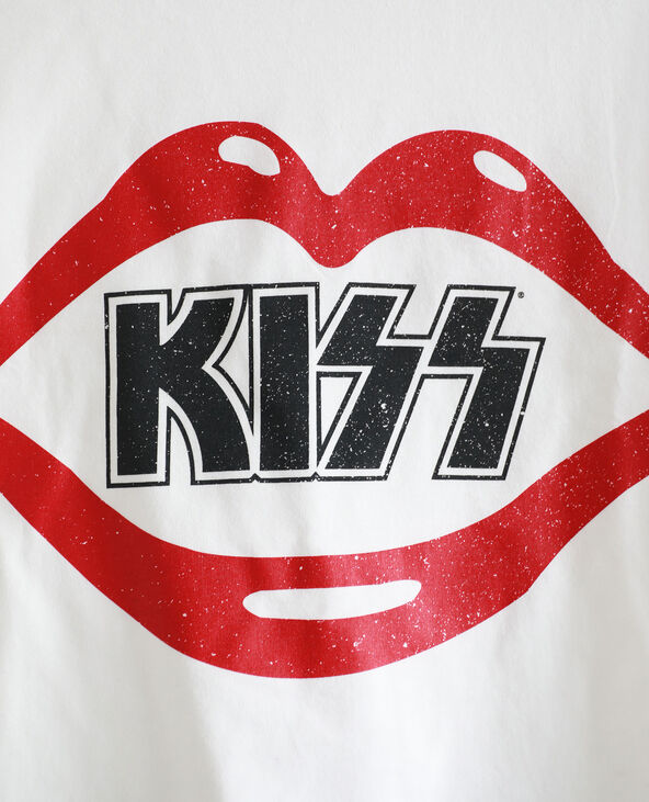 T-shirt KISS blanc - Pimkie