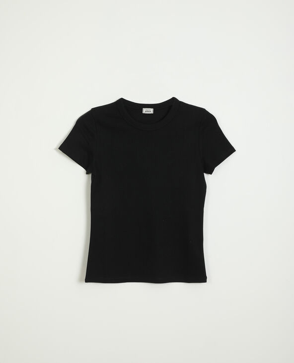 T-shirt basique noir - Pimkie
