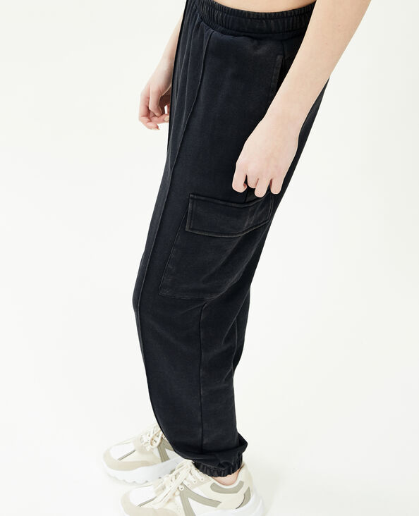 Pantalon de jogging cargo noir - Pimkie