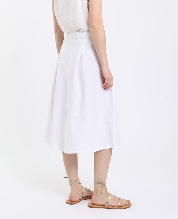 Jupe blanche online midi