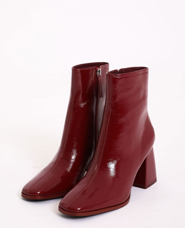 Bottine rouge bordeaux new arrivals