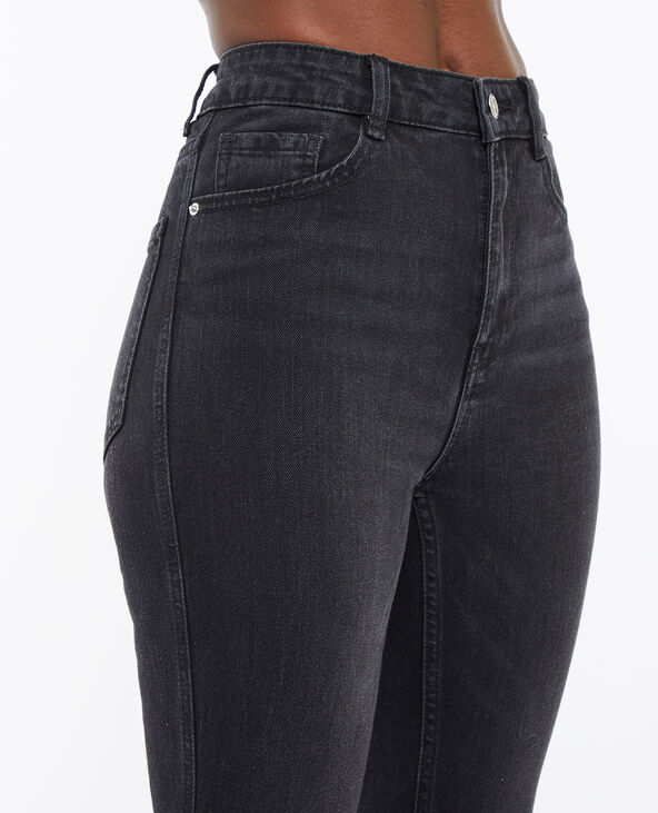 Jean flare bootcut taille haute noir - Pimkie