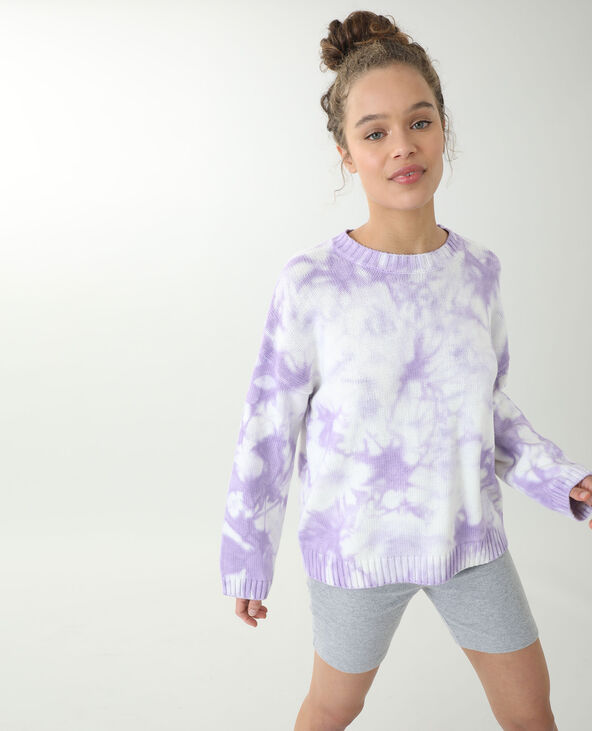 Pull oversize tie and dye violet - Pimkie