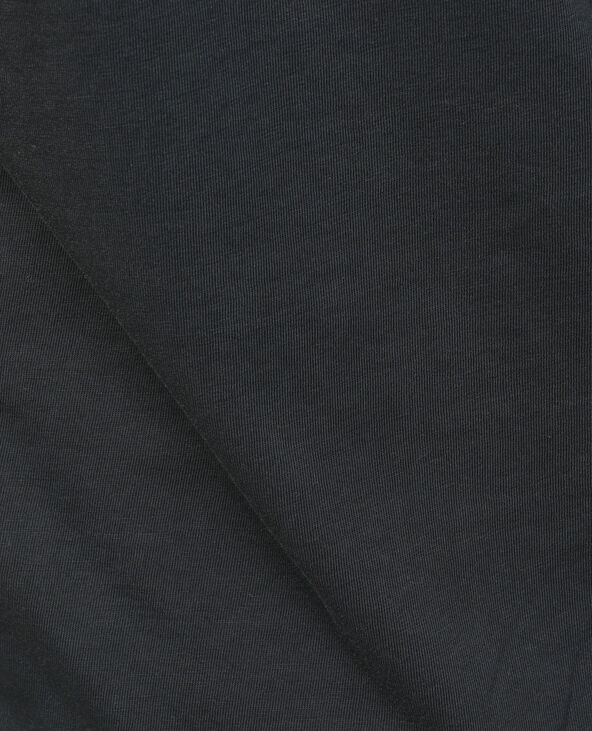 T-shirt à épaulettes gris foncé - Pimkie