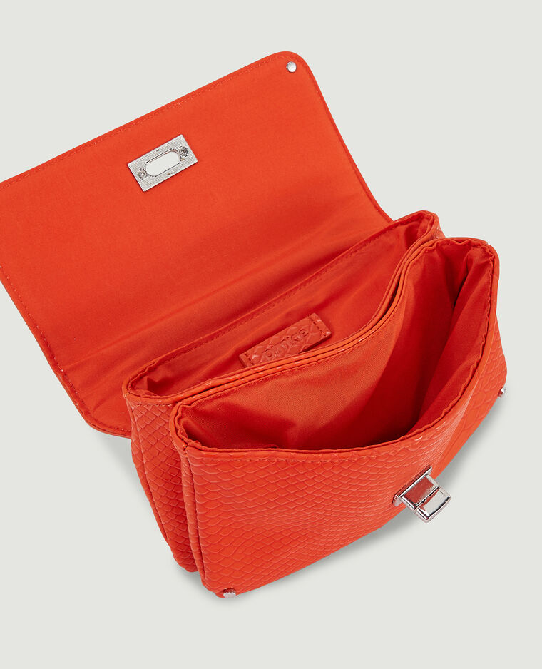 Sac pochette avec chaines orange - Pimkie