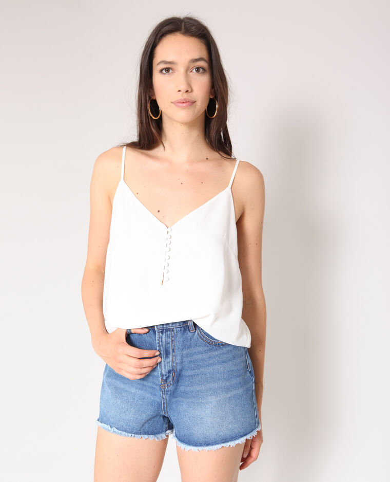 top blanc fluide