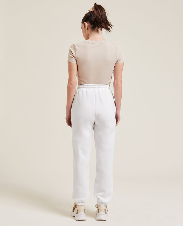 Pantalon de jogging en molleton blanc - Pimkie