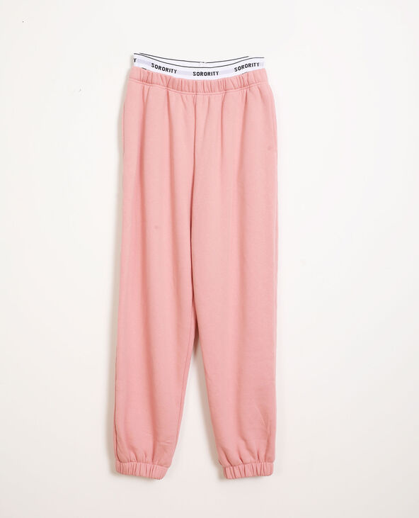 Pantalon molleton loungwear rose - Pimkie