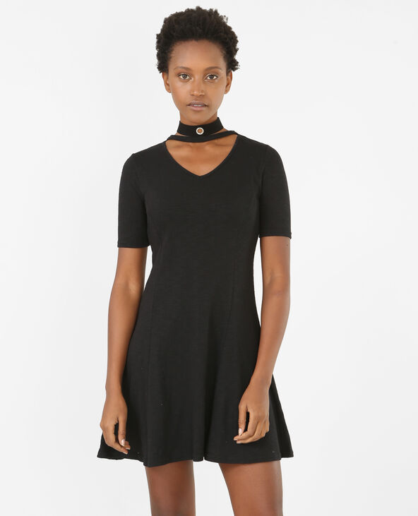 Robe trapeze noir outlet