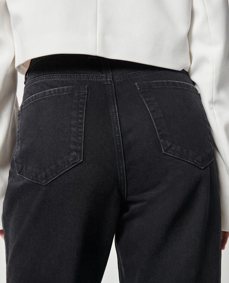Jean mom taille haute noir - Pimkie