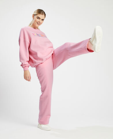 Pantalon de jogging bas droits rose - Pimkie
