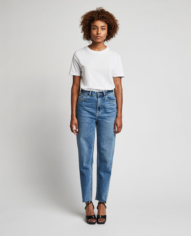 Jean taille haute bleu denim - Pimkie